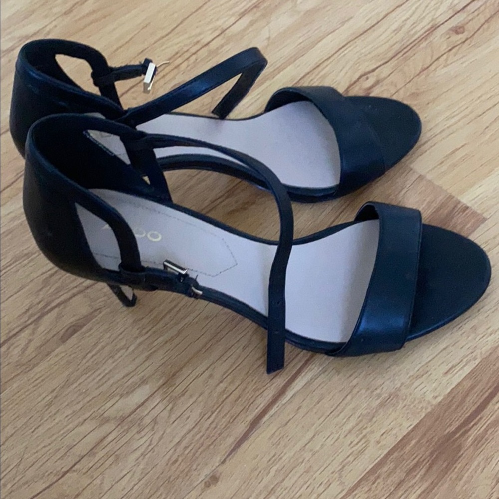 Aldos black high heels